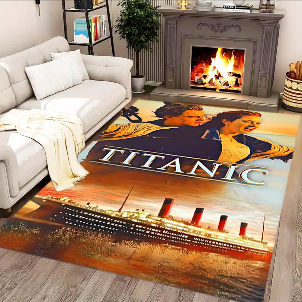Love On The Titanic Rug for Living Rooms, Bedrooms, Home Décor, and As Gifts.
