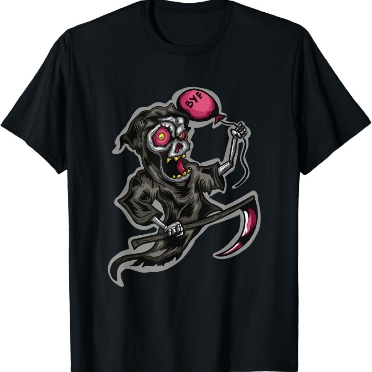 Смешной Подарок Ангел Смерти Прощай Костлявая Футболка S