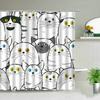 Cute Cats Shower Curtain: Adorable, Playful Bathroom Decor for Fun, Whimsical Ambiance, Cheerful Vibes, and Joy