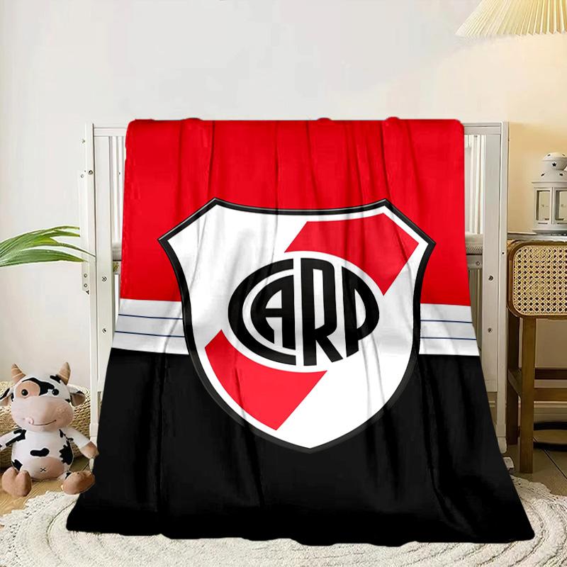 River Plate Emblem Portable Blanket/Soft Blanket Bedding Blanket Suitable for Travel Camping Living Rooms Offices Sofas Fan Gifts