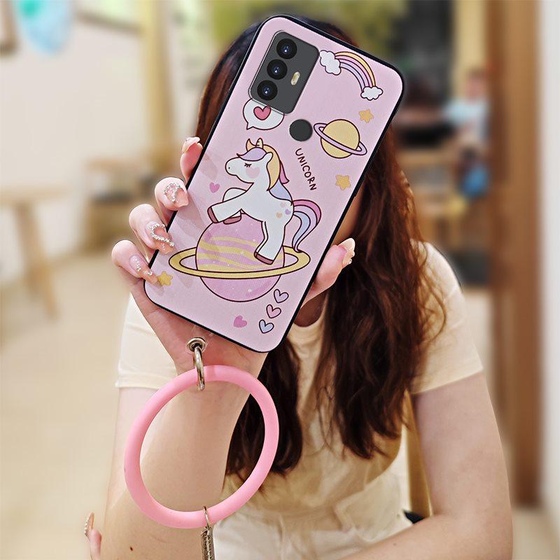 Cartoon Waterproof Phone Case For TCL 30SE/30E/306/305/Sharp Aquos V6/V6 Plus Cute Solid Color Protective Anti-knock