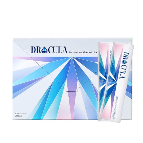

DRcula Medicated Dental Rinse (1 Box) - Quasi-drug, Pharma Foods Co., Ltd., 30 8ml bottles, Mouthwash, Liquid Toothpaste, Bad Breath Care, Natural Ing
