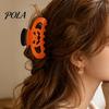 Party Wear Hair Claw Halloween Themed Claw, Hollow Pumpkin Design Clip, Strong Accessory Grip Shower Back Head for Daily Acetic Acid