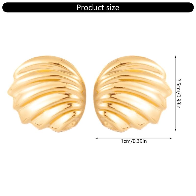 Creative Ear Jewelry Hollow Flower Themed Studs Earring Ears Pin Iron Texture Suitable for Creative Personalities