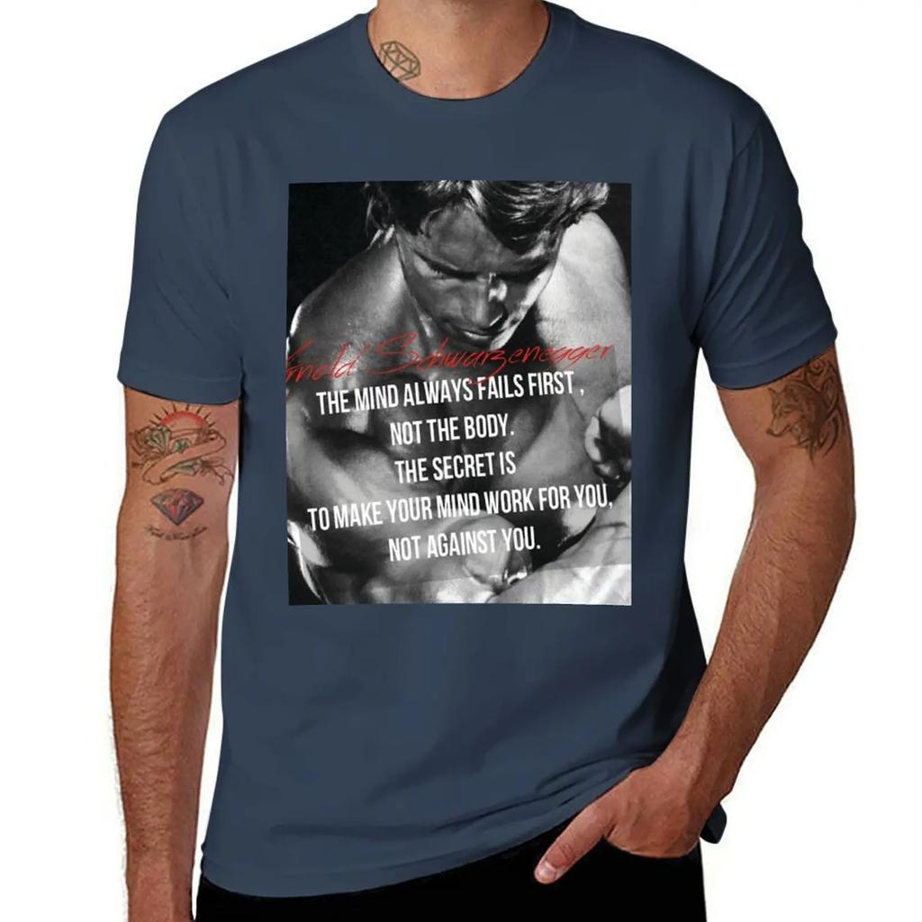 Bodybuilding Fitness Workout Inspirational Quote T-Shirt Summer Clothes Shirts Graphic Tees Plain T Shirts Men