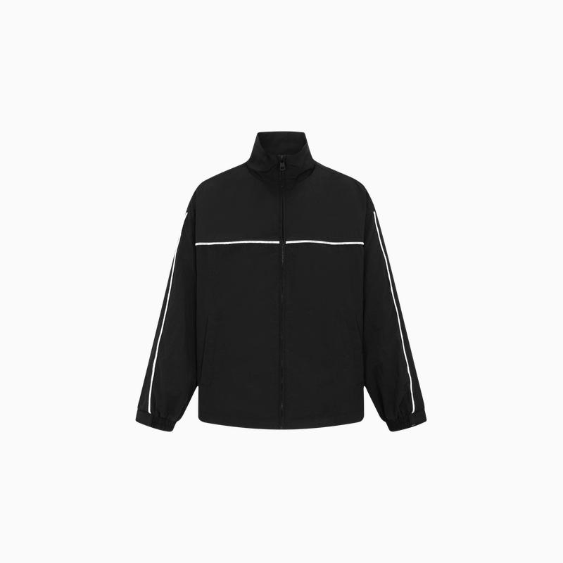 Calvin Klein Commuter Minimalist Color Block Woven Strap Casual Sports Jacket Men Jacket Black J323210-BEH