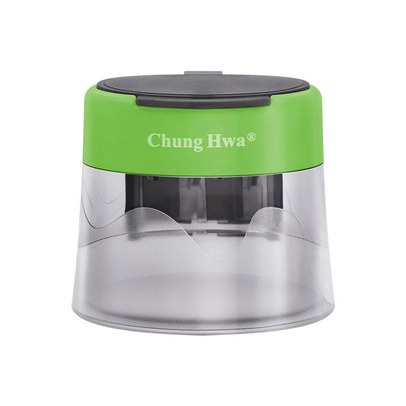 

Double-Hole Flip-Top Pencil Sharpener for Kids - Fits Large Diameter Pencils, Ideal for Students & Kindergarten