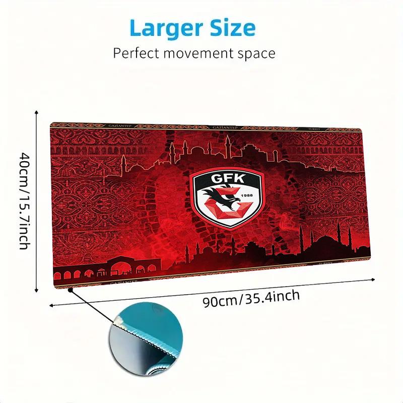 Gaziantep FK Color Mouse Pad Large Gaming Table Cushion Non-slip Laptop Tablet Big Mousepad XXL Mat Mini PC Playmat With Lock Edge