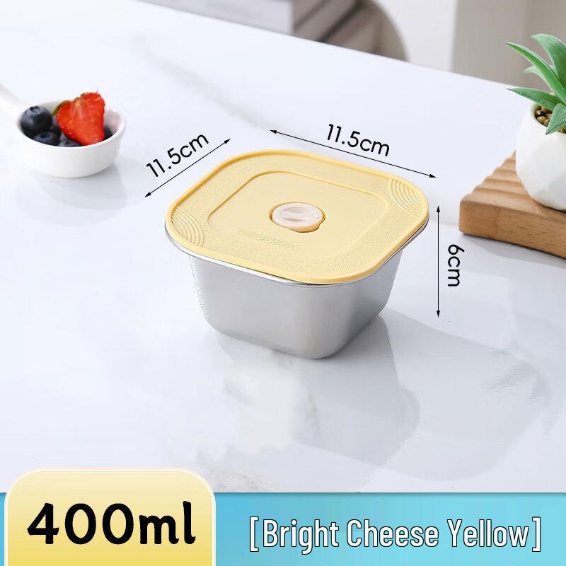 Yuedisi 304 Stainless Steel Rectangular Food Storage Container