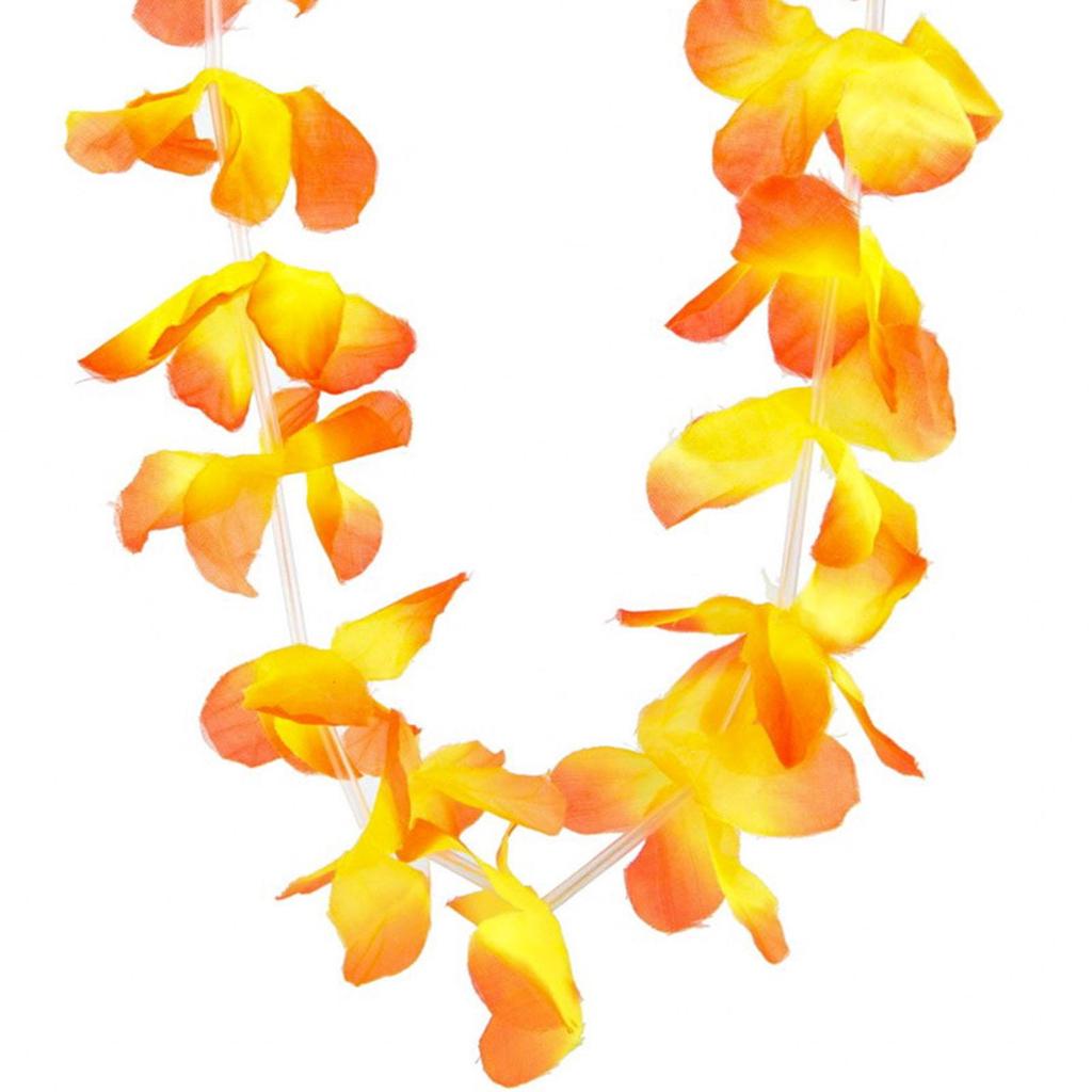 Hawaiian Leis Set for Men Women Artificial Flower Garland Necklace for