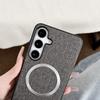 For Samsung Galaxy S25 Case Drop-Proof TPU+Cloth Back Phone Cover Compatible with MagSafe