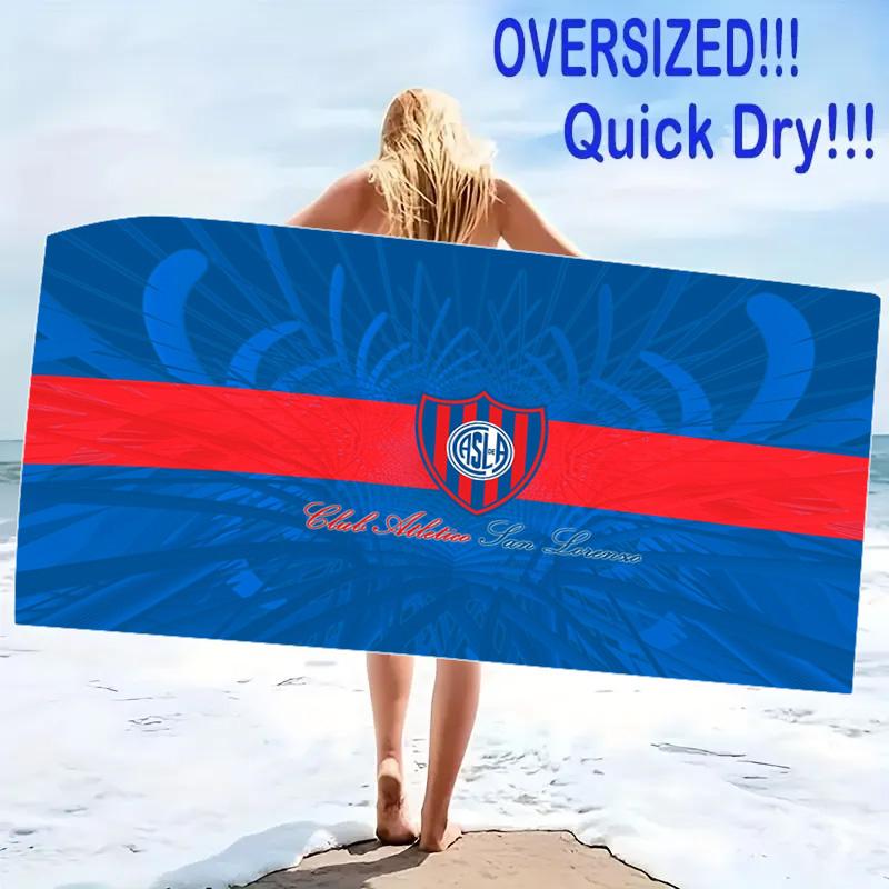 San Lorenzo Print Beach Towel, Large Soft Quick Dry Towel for Beach Camping Swimming