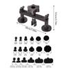 Auto Body Dent Pullers Car Dent Pullers Set with Double Poles Bridge Dent Pullers and 18Pcs Pulling Tabs Repair Dent