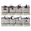 Cute Panda Escaping Over The Wall Mini Model For Gift Giving