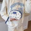 New Sanrio Hello Kitty Canvas Makeup Bag Medium Women's Blue 810-1676-4