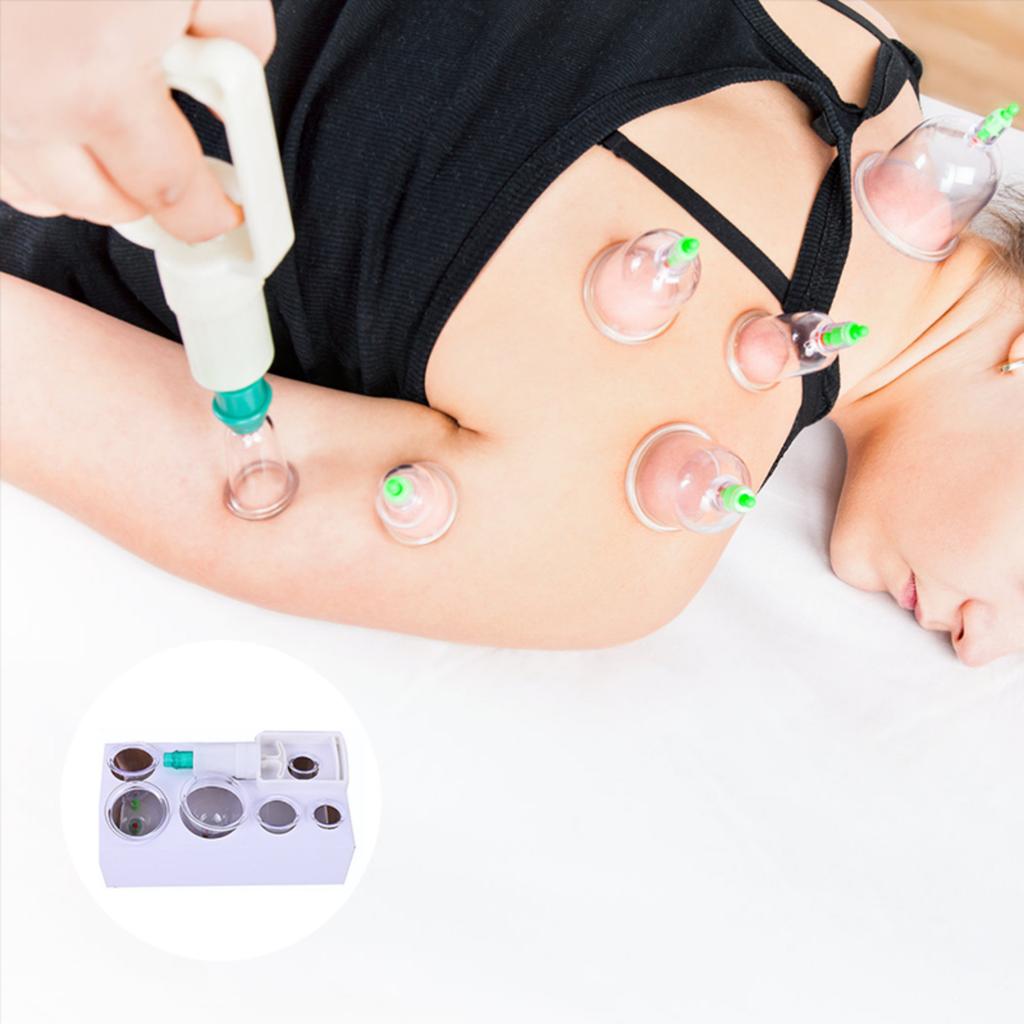 Zestaw do masażu bańkami, Domowy aparat do baniek, Bańki na ból