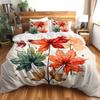 Comforter Fashion Maple Leaf Pattern Digital Printed Bedding Set Colorful Designed And S Light Beige Comfortable