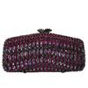 Boutique De FGG Marineblauw Kristallen Clutch Portemonnees Dames Avond Handtassen Bruids Strass Minaudière Tassen Bruiloft Feest Tas