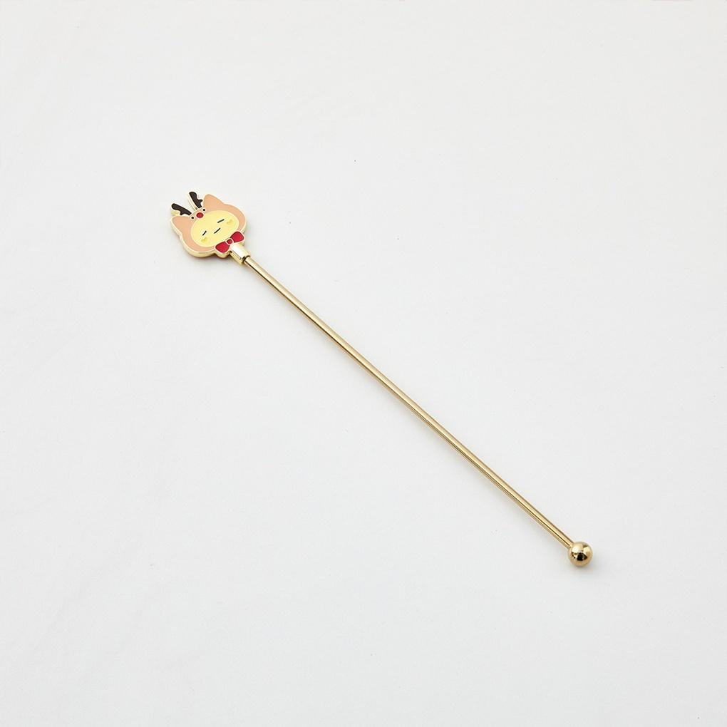 Weihnachts Stechpalme Fröhlich Butterpistole Edelstahl Muddler_KT9123009