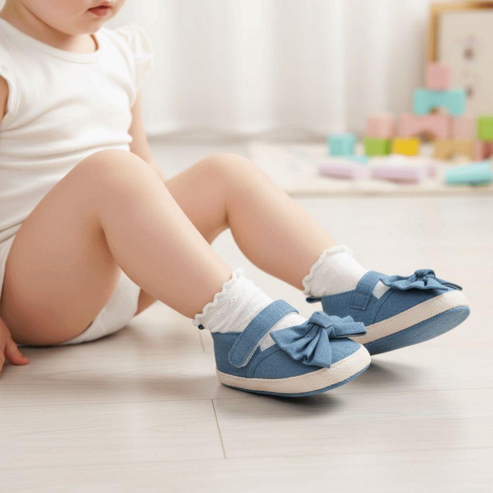 Soft Soles Baby Girls Shoe Solid Color Infant Newborns Crib Shoes Princess Shoes  Toddler