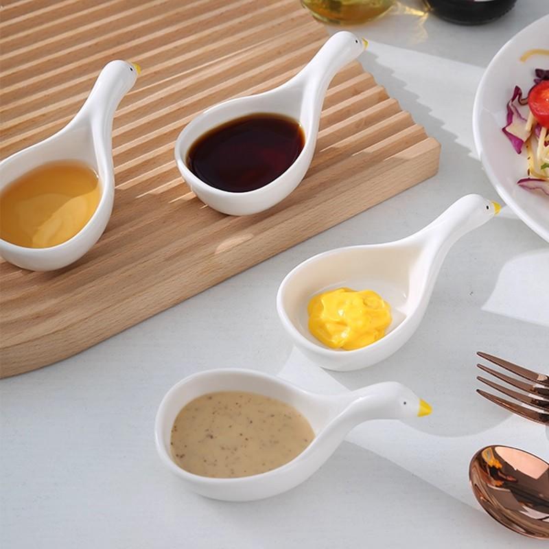 Cartoon Dipping Sauce Plate, Cute Small Plate, Snack Plate, Barbecue Dipping Sauce Plate, Vinegar Plate, Small Dipping Sauce Plate