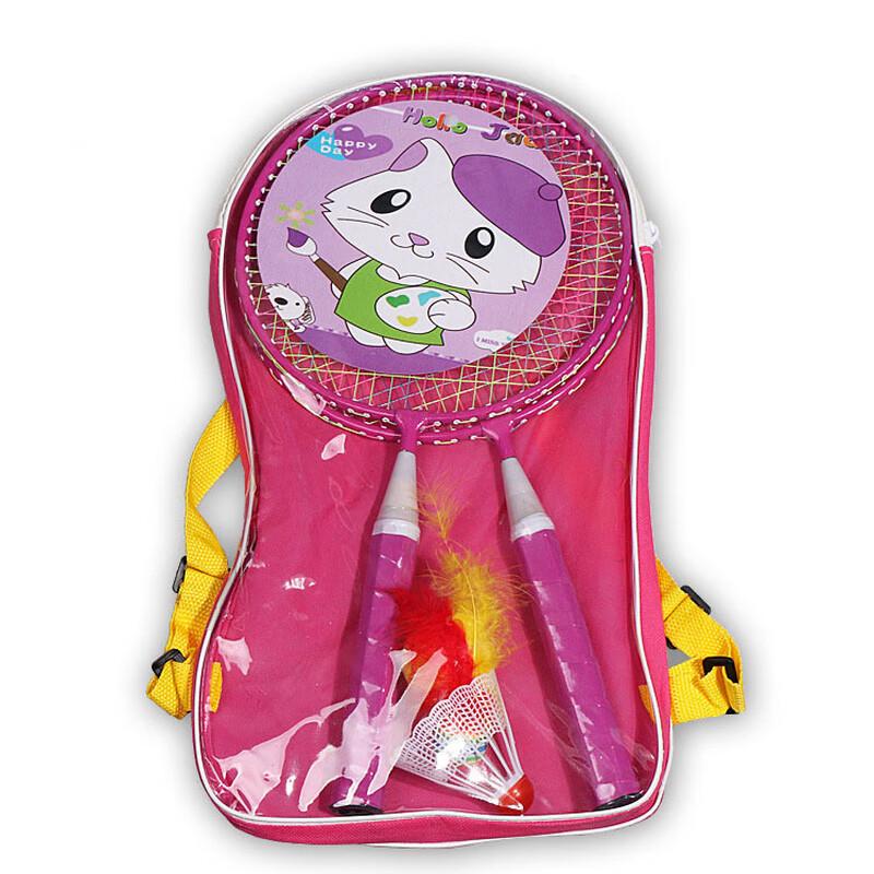 WEZHO Cartoon Kids Badminton Racket Set