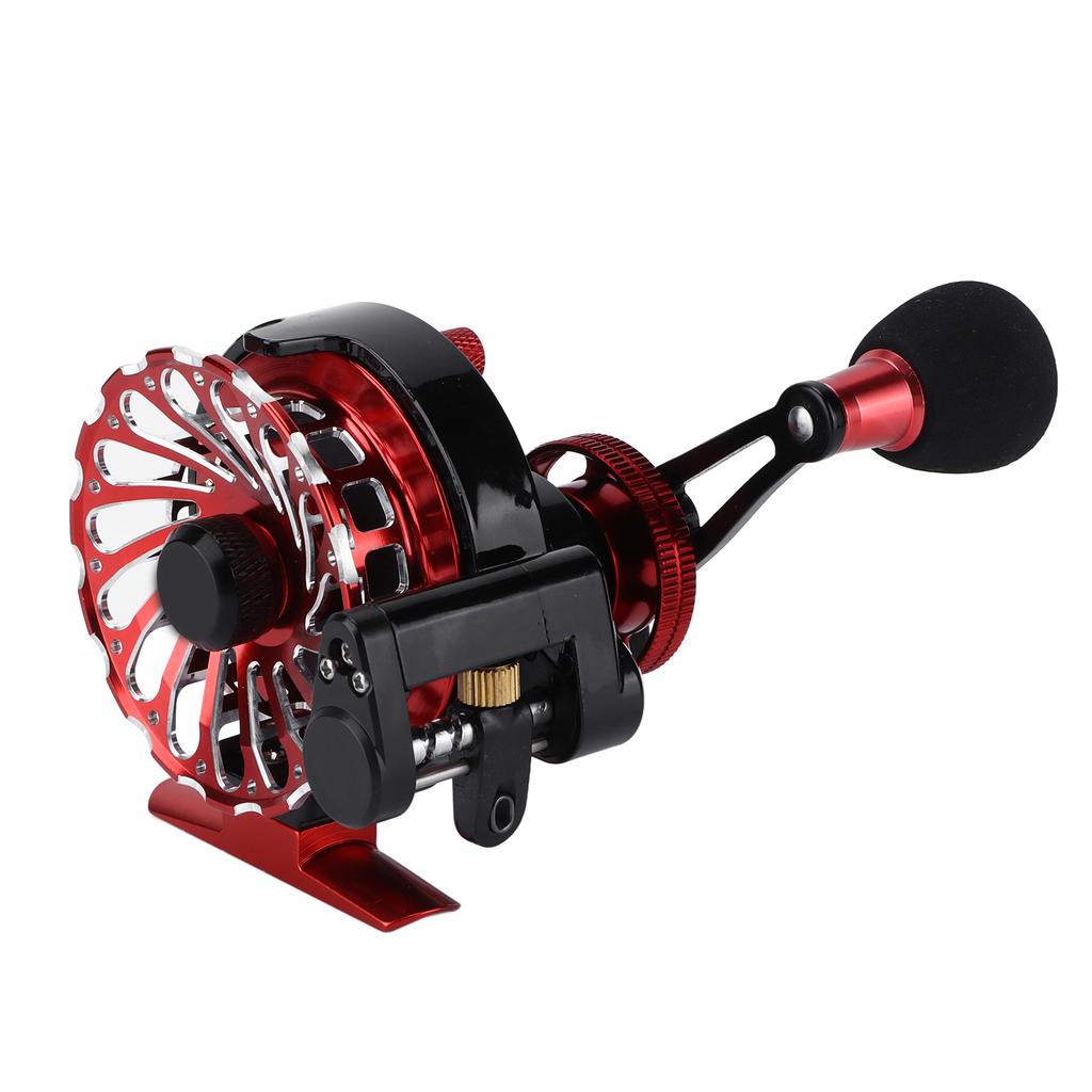 3.6:1 10+1BB Automatic Line Raft Fishing Reel Metal Wire Cup Magnetic Force Slow Down Reel(Carved Wire Cup Right Hand )