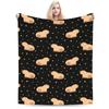 Capybara Cartoon Blanket Fleece Printed Multifunction Super Soft Throw Blanket for Bedding Bedroom Quilt