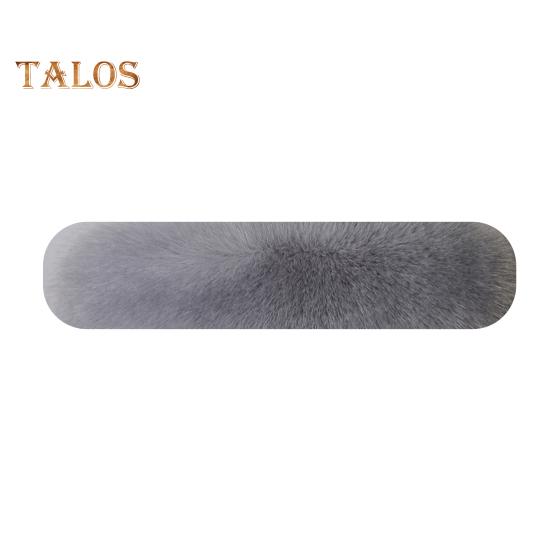 Sztuczne futro Kaptur Obszycie Kołnierz Miękki Puszysty Plusz Ciepły Wielokolorowy Dostępny DIY Ubrania Kaptur Szycie Kołnierz Do Ubrań Bawełnianych Kurtki Czapki