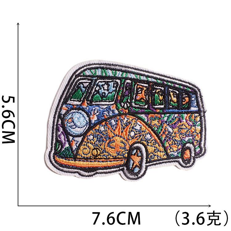 Astronaut Embroidery Cloth Sticker, Clothes Patch Sticker, Decorative Embroidery Sticker, Ocean Wave Computer Embroidery Chapter Cherry