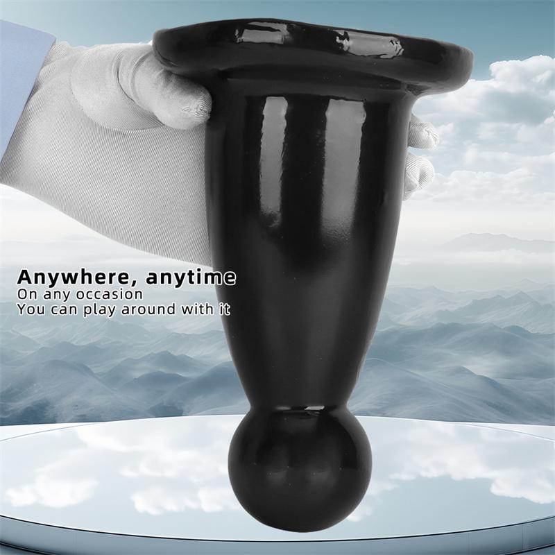 Czarne zatyczki analne 7cm Duże zatyczki analne Fisting Supplies Extra Large Extra Slack Anal Hand Jumbo