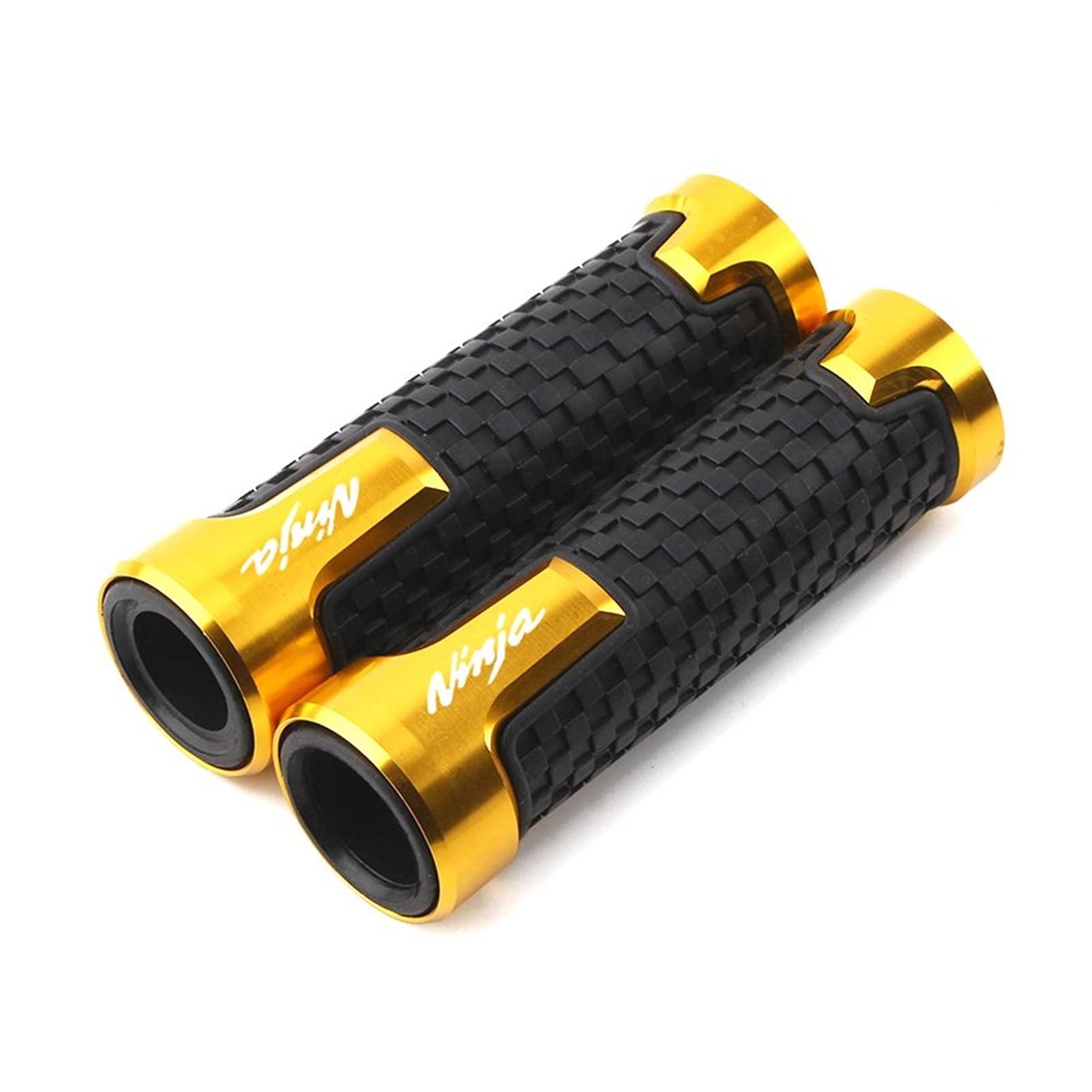 

Non-Slip 7/8 22mm Boutique Handlebar Grips for Kawasaki Ninja 250R 300R 250 400 650R золотий
