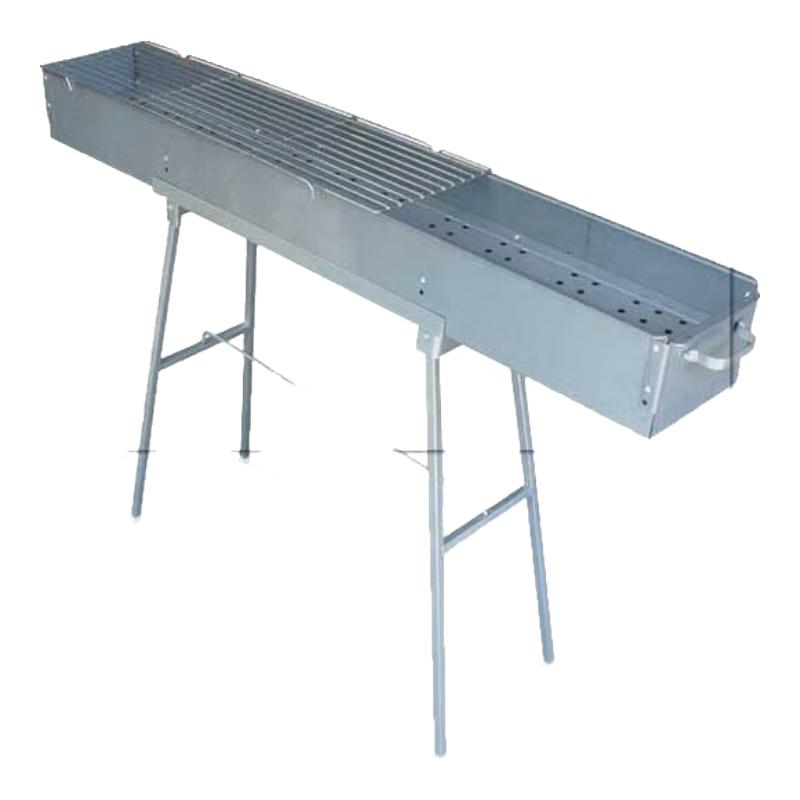 Baohe 120cm Outdoor Large Zinc-Iron Alloy BBQ Grill Set