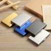 ID Cardholder Fashion Durable 6Card Slots Card Holder Stainless Steel Case Anti-demagnetization Box Portable Organizer Protector