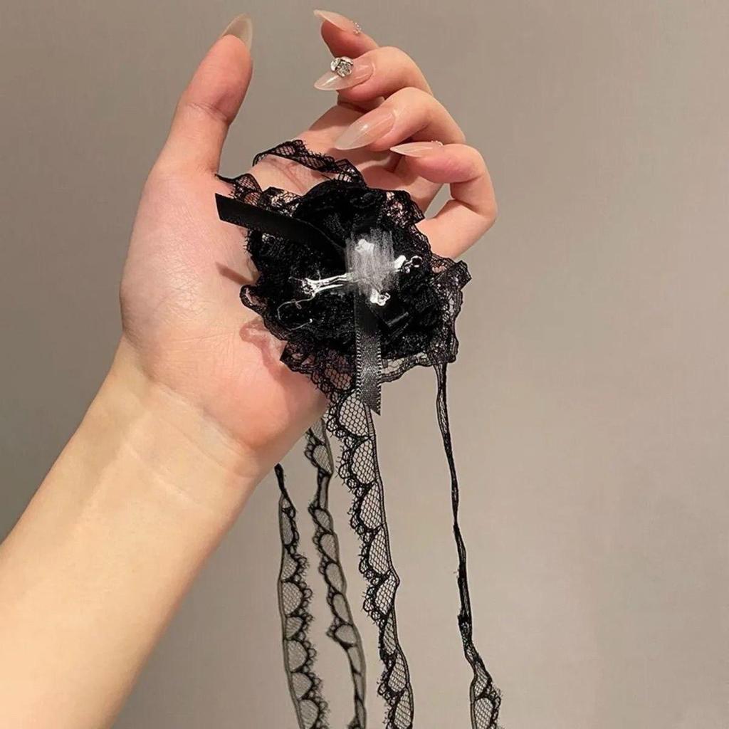 1 Piece of Lace Halloween Eye Mask Party Dance Dress Up Mask Accessory Gothic Punk Style Decorative Mask
