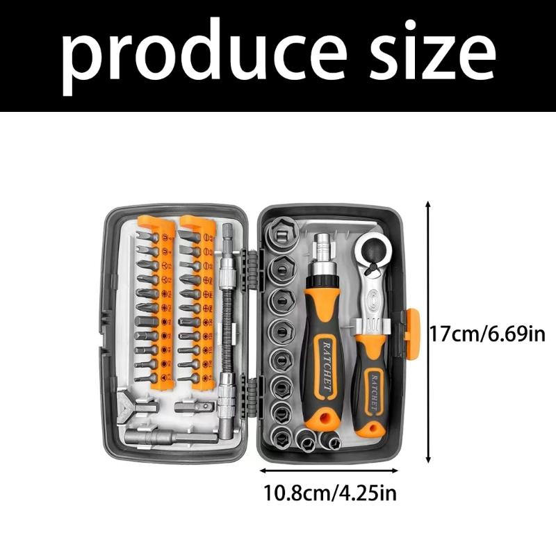 Ratcheting Screwdriver Set 38 in 1 Ratchet Screwdriver Tool Versatiles Magnetic Tool for Mechanics and DIY Enthusiasts