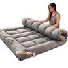 Thickened Soft Mattress Pad - Quilted Tatami Protector for Home, Foldable, 1.5-1.8 Meters
