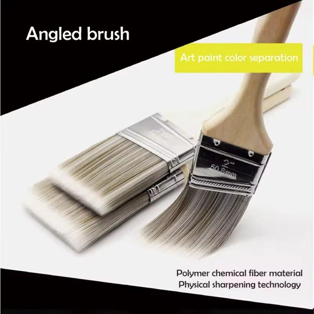 

5 шт. Деревянная ручка, мягкая щетина, настенная щетка, скошенные инструменты для чистки стен, набор кистей для удаления золы 1set