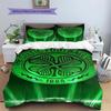 Celtic Football Club Muster Bettwäsche, Steppbett Set Bettbezug Kissenbezug Zuhause Geburtstagsgeschenk(1 Bettbezug + 2 Kissenbezüge, ohne Füllung)