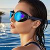 Anti-Beschlag HD Schwimmbrille für Erwachsene, Wasserdichtes PC-Material, Galvanisierte Gläser, Mittelrahmen-Design für professionelles Training