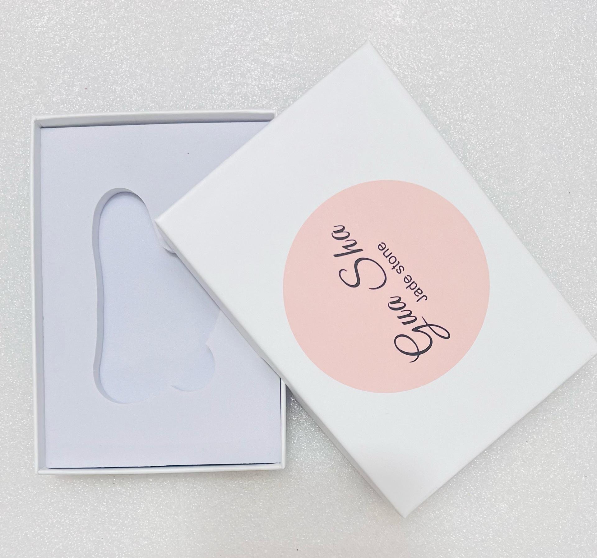 Natural Jade Roller & Gua Sha Set - Double-Headed Beauty Tool with Rose Quartz Scraper