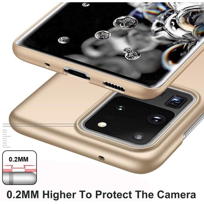 Case - HongWe - Samsung Galaxy S20 Ultra - Gold - Very Thin - Rigid