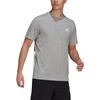 Adidas T Shirts Men's Gray Crew Neck Moderate Straight Fit GT5555