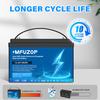 US EU Lager 6000 Zyklen Batterie 12V 24V 100Ah 200Ah Lifepo4 Lithium Batterie Solarenergie mit Smart BMS für Energiespeicherung