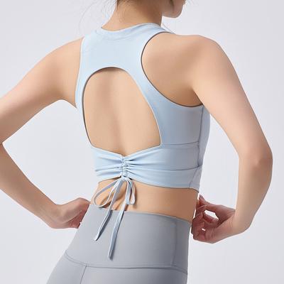 Yoga-Unterwäsche schöner Rücken fixiert atmungsaktive Cups Fitness-Westen Einteiler Sport-BH