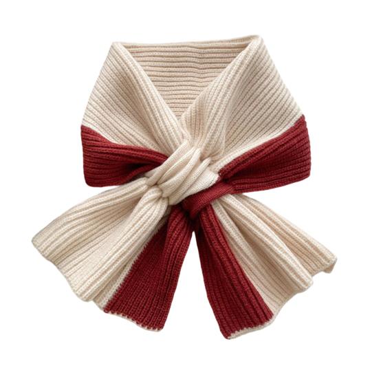 Women Scarf Patchwork Color Soft Comfortable Wrap Around Design Winter Scarf Neck Care Fashion Accessories