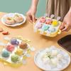 DeryArcle Food-Grade Silicone 6-Cavity Ice Cream Mold, Animal Shape, Ice Cube Tray, Popsicle Ice Mold, 3D Cute Fruit Ice Shape, Ice Pop, Creative Froz