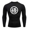 Clothing Fitness Anime Aesthetic Compression Shirt for Men Fitness Sport Quick Dry TShirts Tight Gym Tops Tee Summer Undershirts
