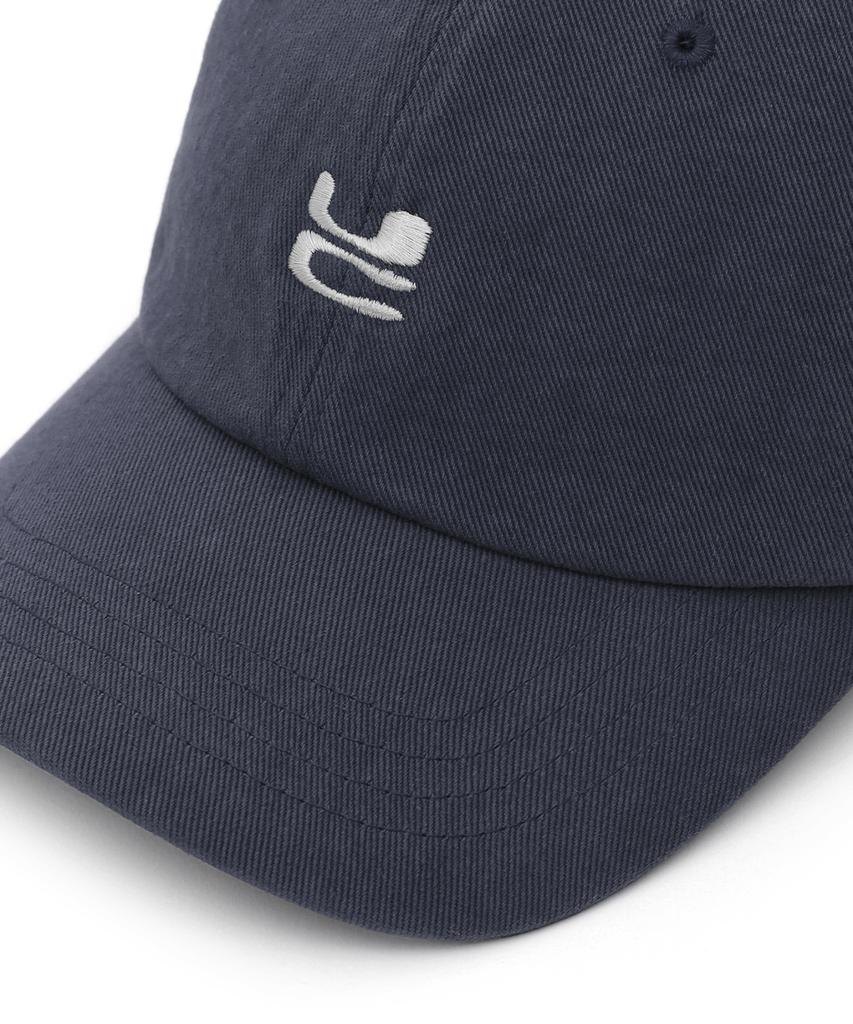 Eondeokeonteulol Four Seasons Cotton Logo Embroidered Basic Soft Top Unisex Ball Cap Uc / Washed B B / Navy