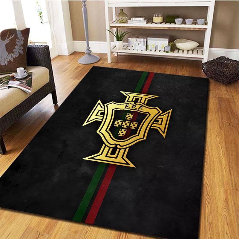 Portugal National Football Team Carpet Rug for Living Room Bedroom Home Sofa Decoration,Kids play Non-slip Floor Mat